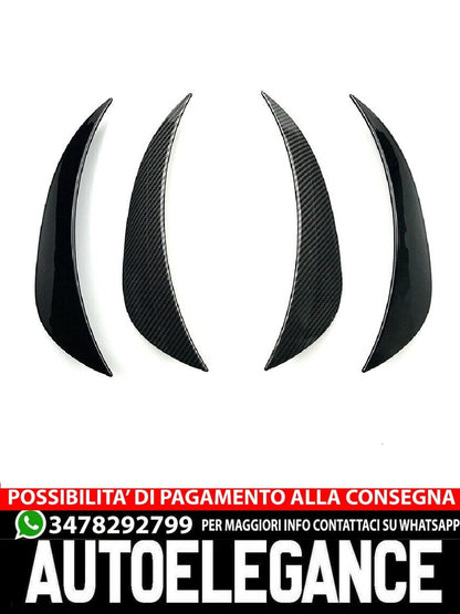 SPOILER FLAPS CANARD ADATTO PER MERCEDES CLASSE W205 CON EQUIPAGGIAMENTO AMG