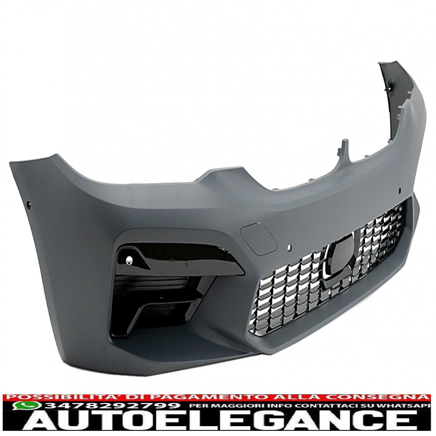 front bumper suitable for bmw 5 series g30 g31 limousine touring (2017-2019) m5 sport restyling design 