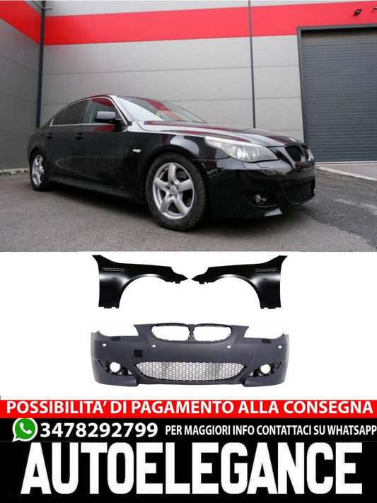 Front bumper with mudguards suitable for BMW 5 Series E60 E61 (2003-2007) 