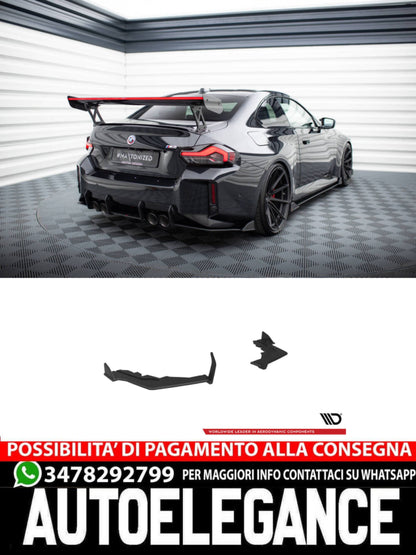 SPLITTER LATERALI POSTERIORI STREET PRO adatto per V.2 BMW M2 G87 ( 2023 - )