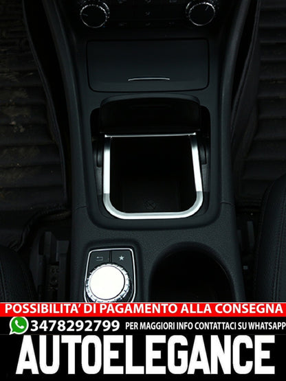 Per Mercedes CLA, A, B, GLA telaio cromato pannello portaoggetti console central