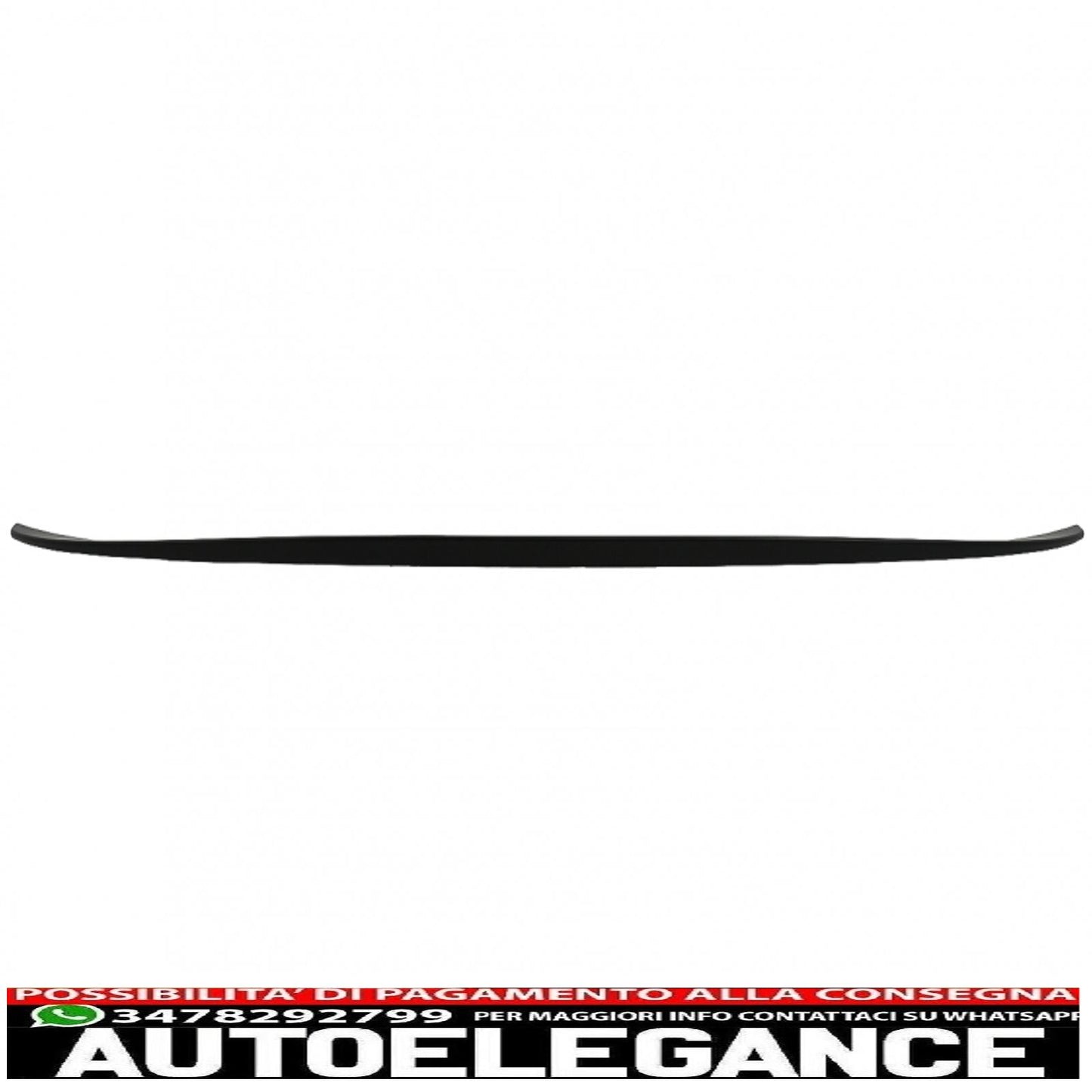 Boot lid spoiler suitable for BMW 3 Series F30 (2010 onwards) M3 design matt black 