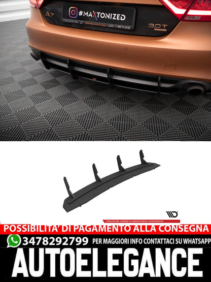 STREET PRO DIFFUSORE POSTERIORE ADATTO PER AUDI A7 C7 (2010 - 2014)