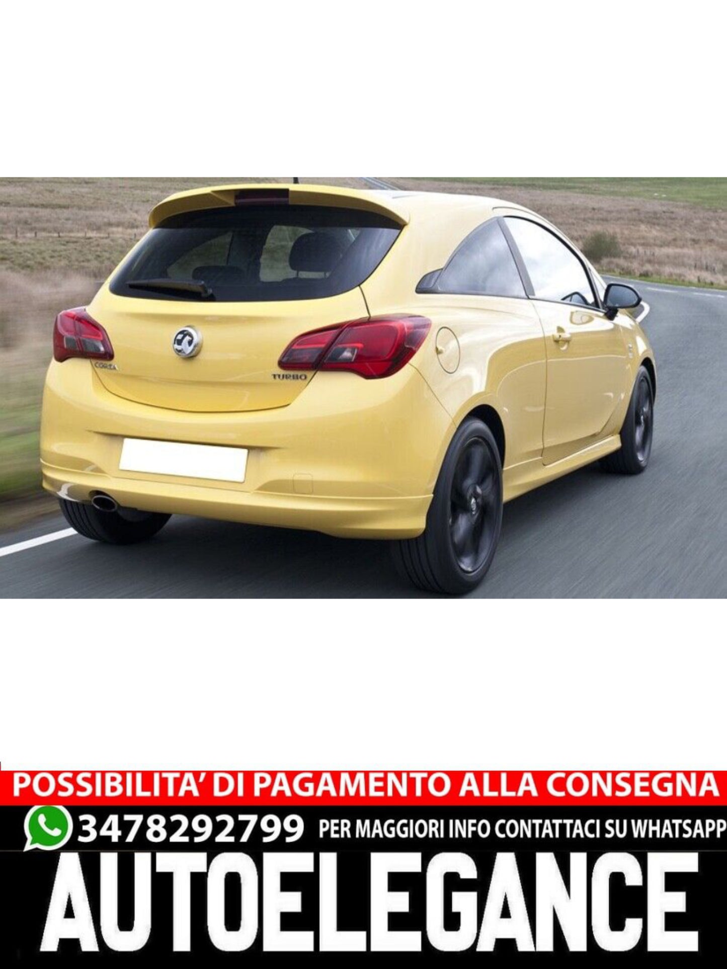 SPOILER ADATTO PER VAUXHALL CORSA E (dal 2014)