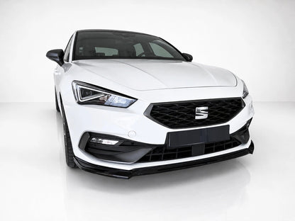 👉SPLITTER ANTERIORE ADATTO PER SEAT LEON MK4 FR 2020+ NERO LUCIDO👈