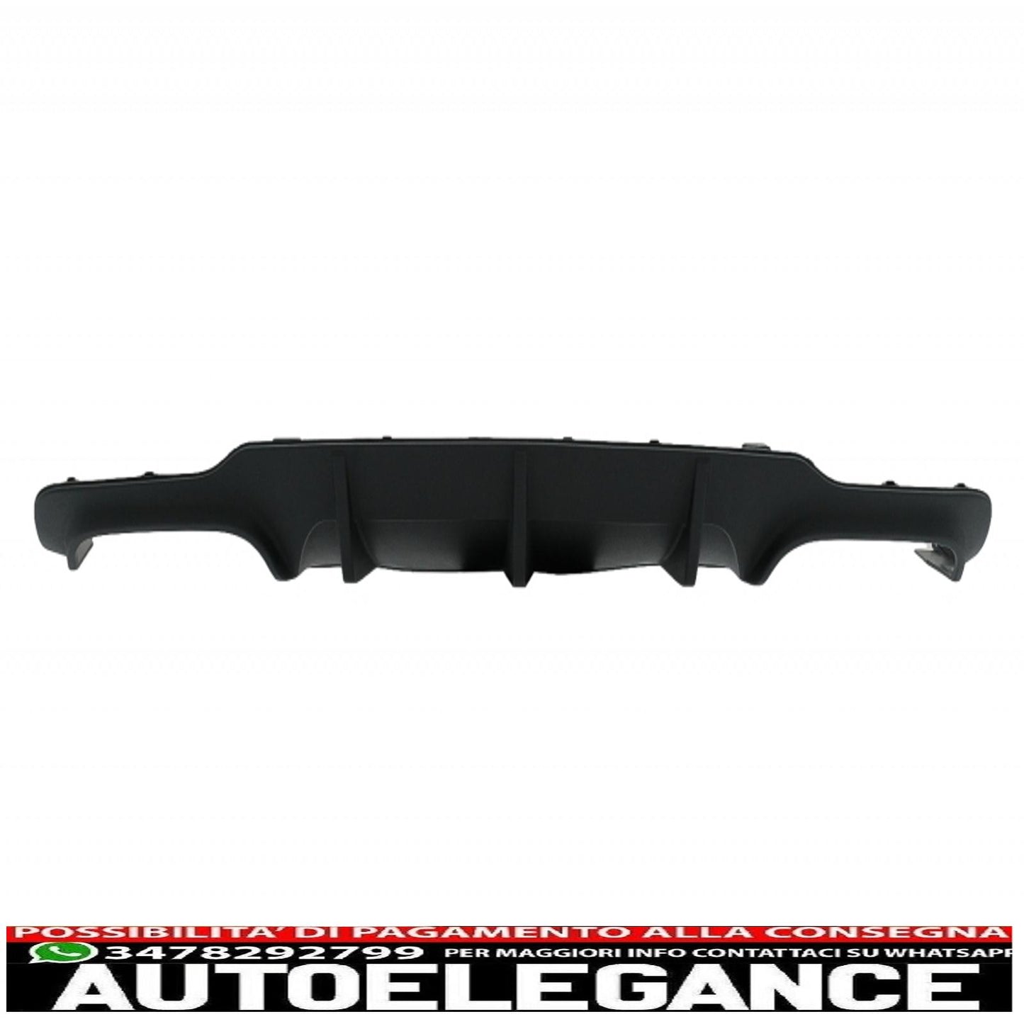 Punte del silenziatore del diffusore d'aria della mantovana del paraurti posteriore adatte per mercedes classe c w204 amg sport line (2012-2014) limousine