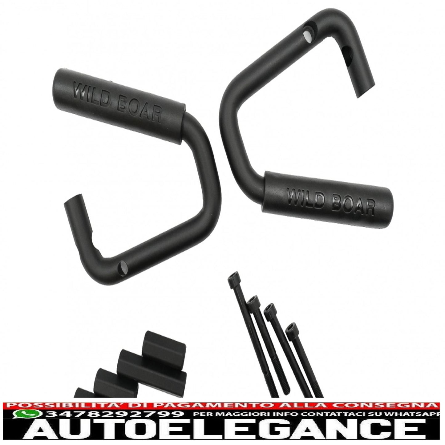 pacchetto maniglia anteriore e posteriore adatto per jeep wrangler iii suv jk (2007-2017)