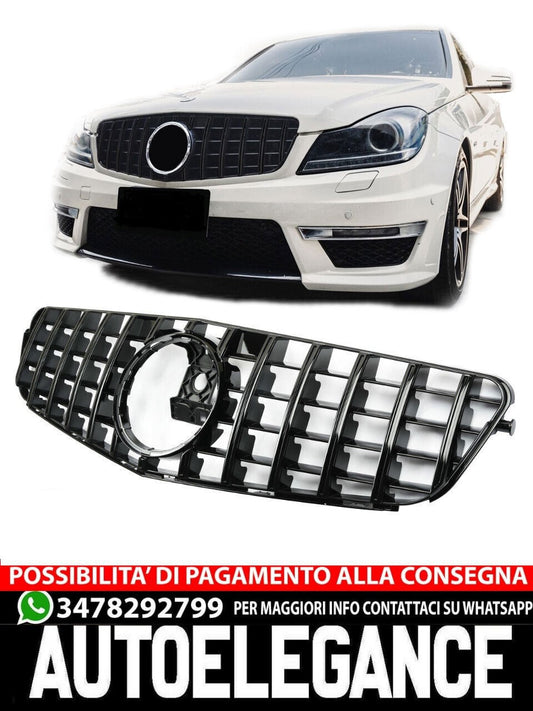 Adatto per Mercedes W204 PANAMERICANA GT griglia sportiva griglia radiatore nero