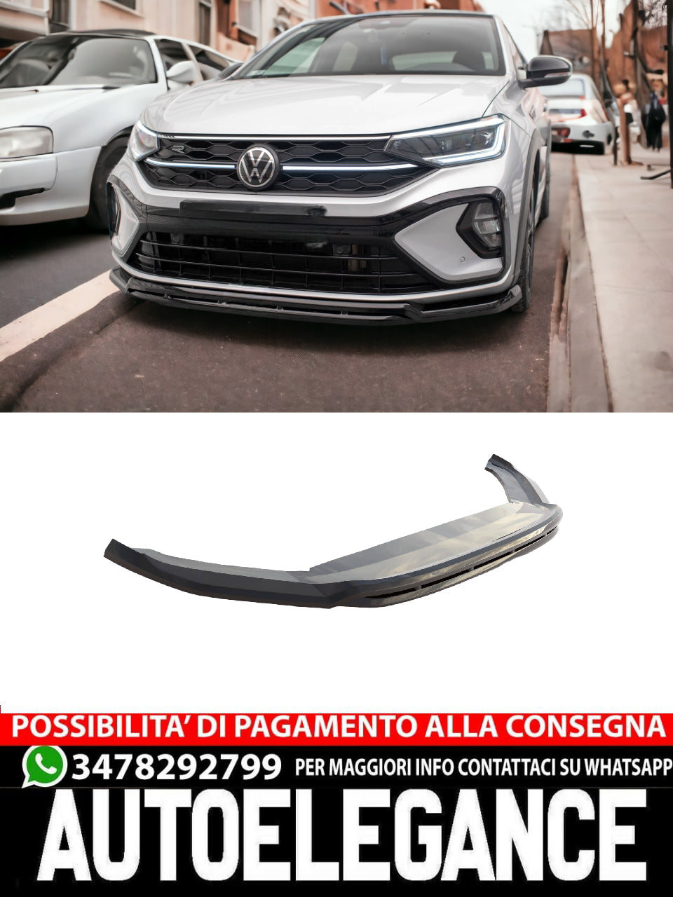 SPLITTER ANTERIORE VOLKSWAGEN TAIGO R-LINE MK1