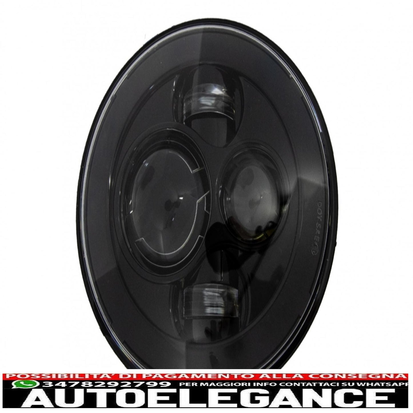 7 Inch Cree LED Headlights Fit For Jeep Wrangler JK TJ LJ Land Rover Defender Mercedes W463 Black 