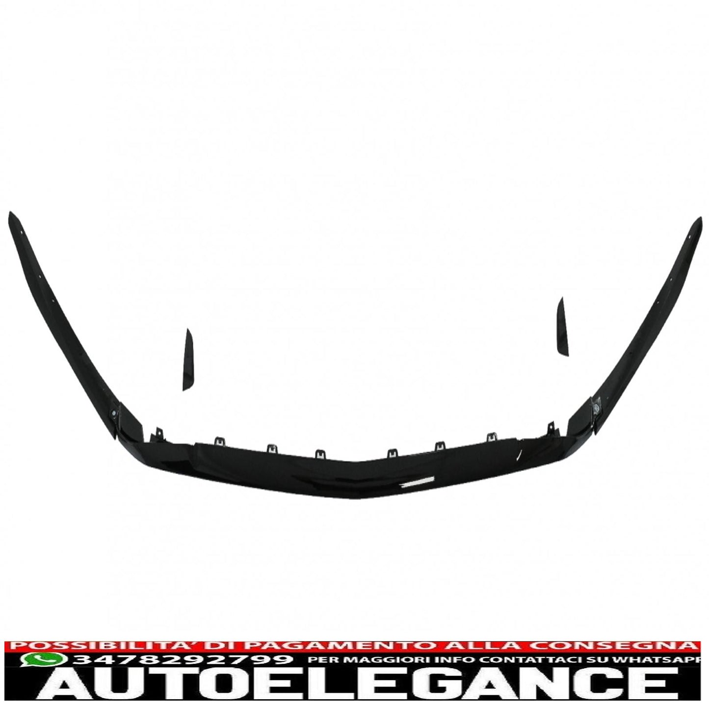 Front bumper lip extension fit for mercedes a class a45 w177 v177 (2018-up) a45s piano black design