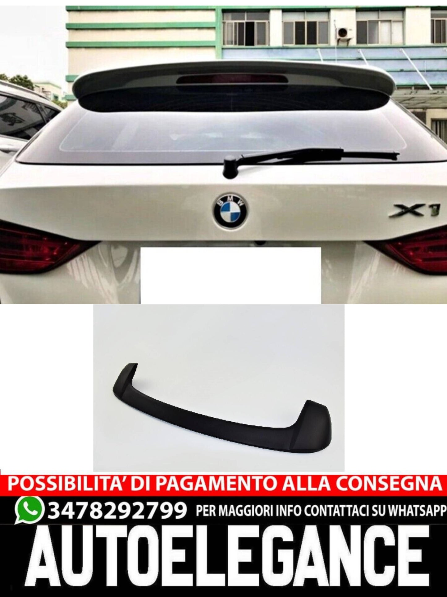 SPOILER adatto per BMW X1 E84 2009-2015