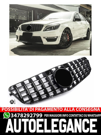 Griglia sportiva nera per Mercedes W204 PANAMERICANA AMG GT GT-R