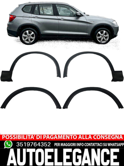 Set di parafanghi passaruota adatto per BMW X3 F25 10-17