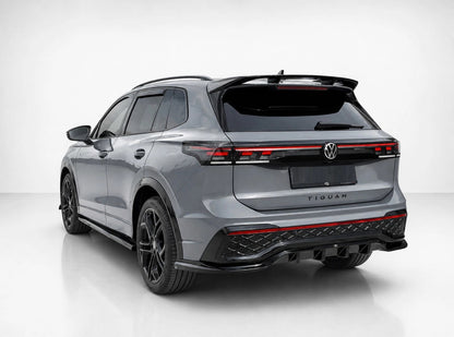 👉Divisori laterali posteriori VW Tiguan R-Line MK3 (2024-) in ABS nero lucido👈