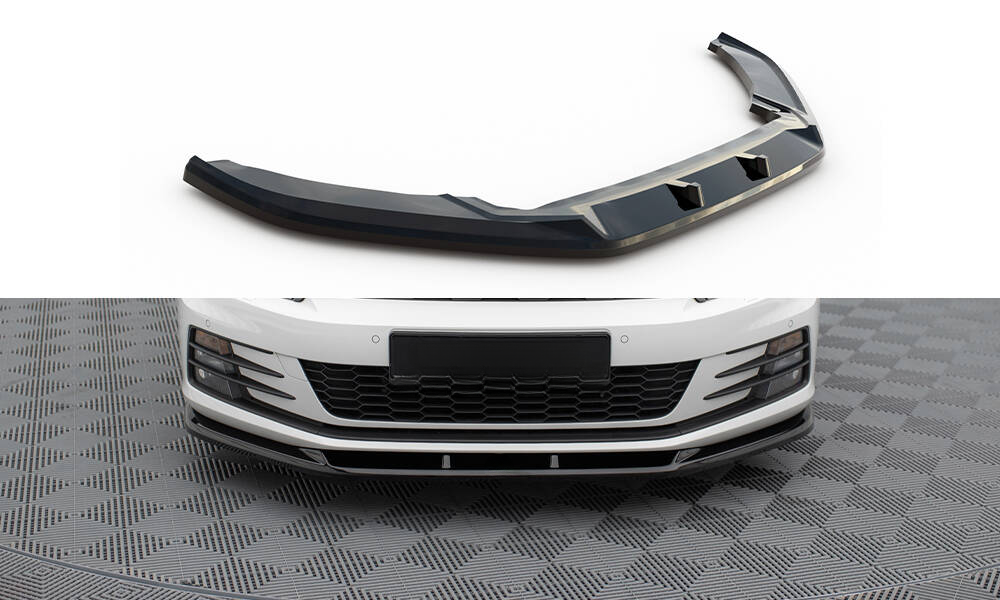 SPLITTER ANTERIORE PER V.1 VOLKSWAGEN SCIROCCO MK3 FACELIFT