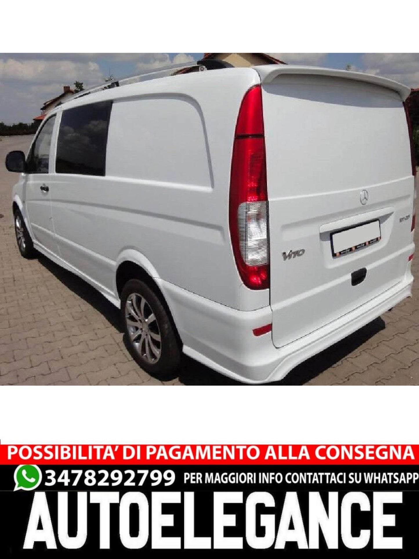 SPOILER PER MERCEDES VITO 2 W639 / VIANO ( 2003-2014 )