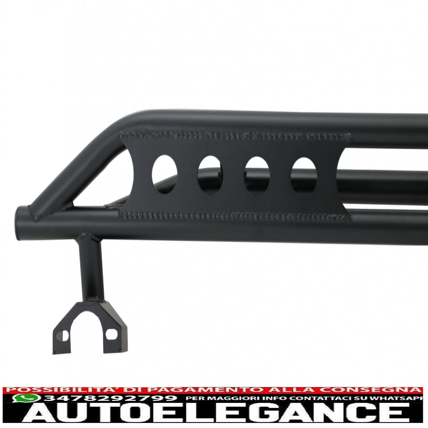 Running Boards Side Steps Nerf Bars Fit For Jeep Wrangler Rubicon JK (2007-2017) 4 Door Iron