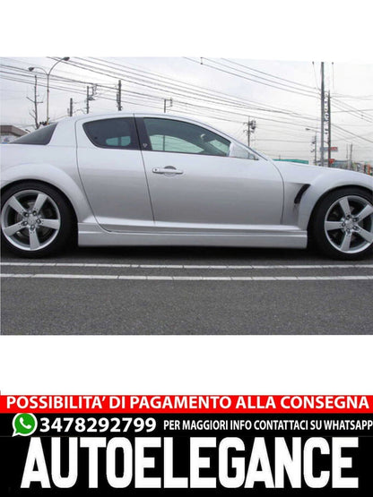 MINIGONNE LATERALI ADATTE PER MAZDA RX-8 (RX8 RX 8)