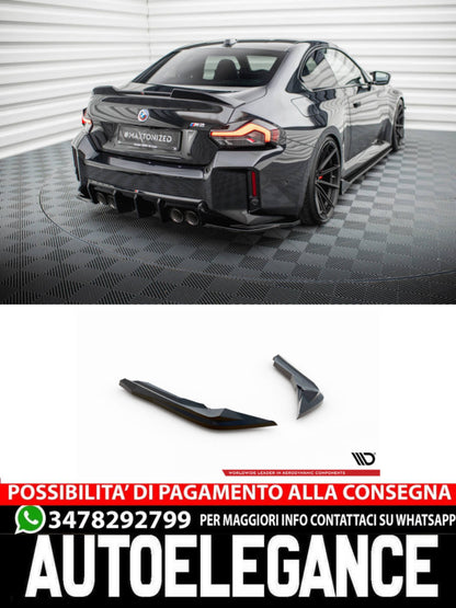 SPLITTER LATERALI POSTERIORI V.3 COMPATIBILE PER  BMW M2 G87  (2023 - )