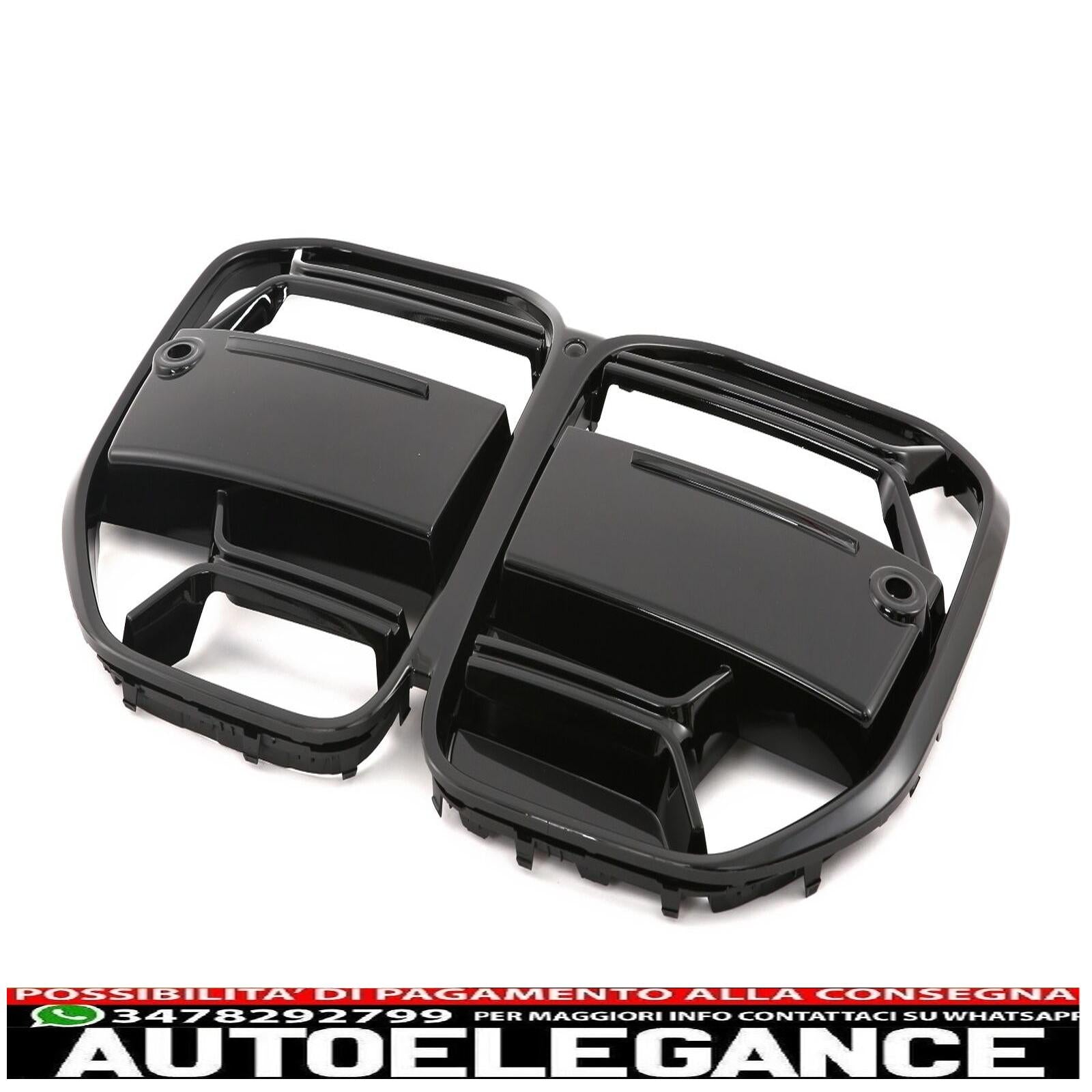 apto para bmw serie 4 g22 g23 sport parrilla cs negro brillante AUTOELEGANCERICAMBI