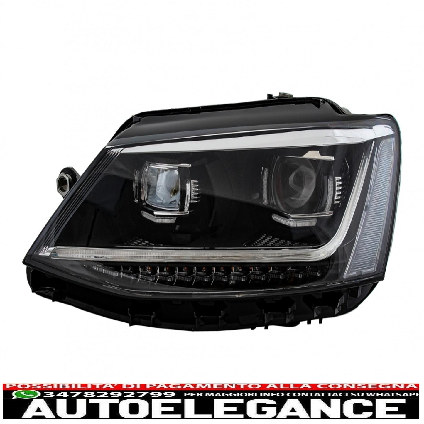 led drl headlights suitable for vw jetta mk6 vi (2011-2017) dynamic turn signals xenon matrix design 