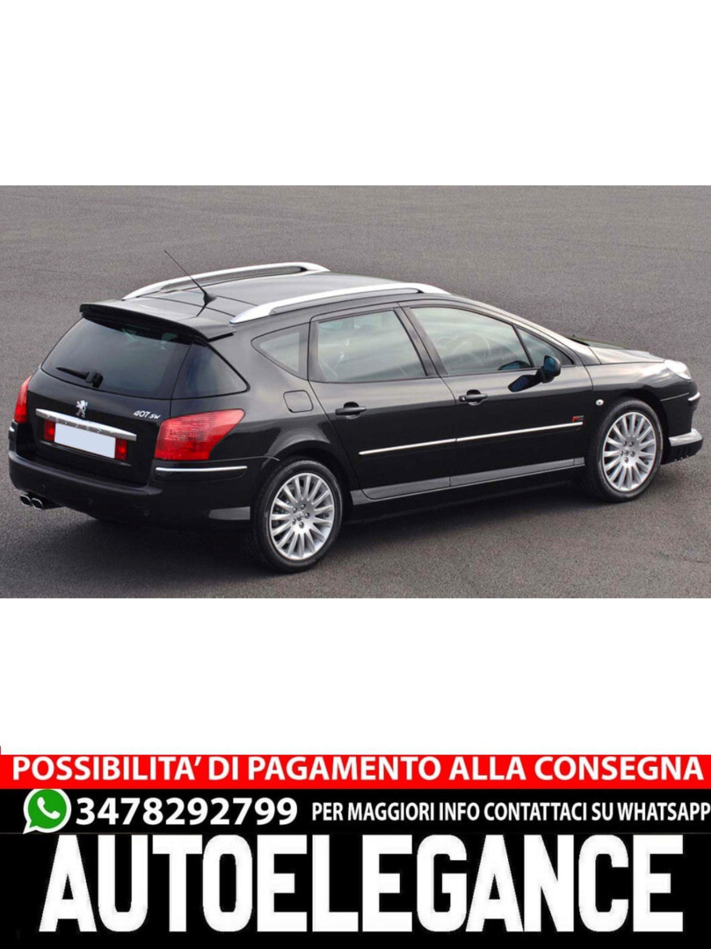 SPOILER ADATTO PER PEUGEOT 407