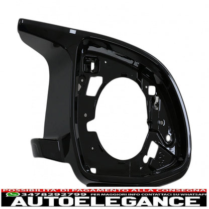 Calotte specchietti adatte per bmw x3 g01 x3 g08 x4 g02 x5 g05 x6 g06 x7 g07 (2017-2020) m sport design nero pianoforte AUTOELEGANCERICAMBI