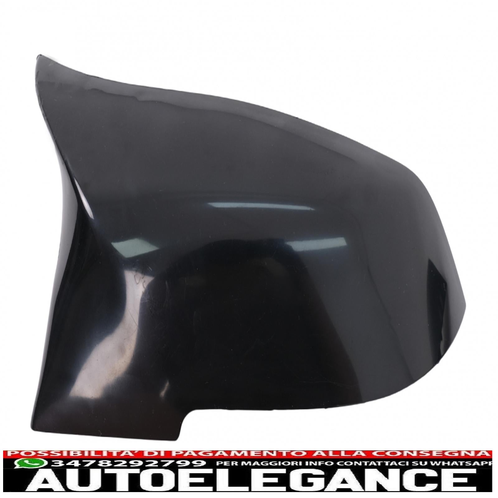 Copri specchietti adatti per bmw serie 1/2/3/4 f20 f21 f22 f23 f30 f31 f32 f33 f36 nero AUTOELEGANCERICAMBI