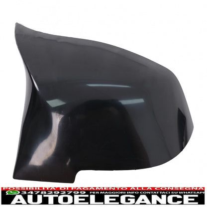 Copri specchietti adatti per bmw serie 1/2/3/4 f20 f21 f22 f23 f30 f31 f32 f33 f36 nero AUTOELEGANCERICAMBI