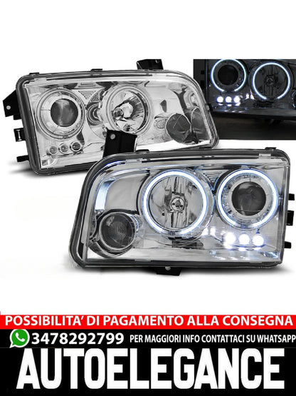 DODGE CHARGER LX 06-10 ANGEL EYES CCFL CROMATO