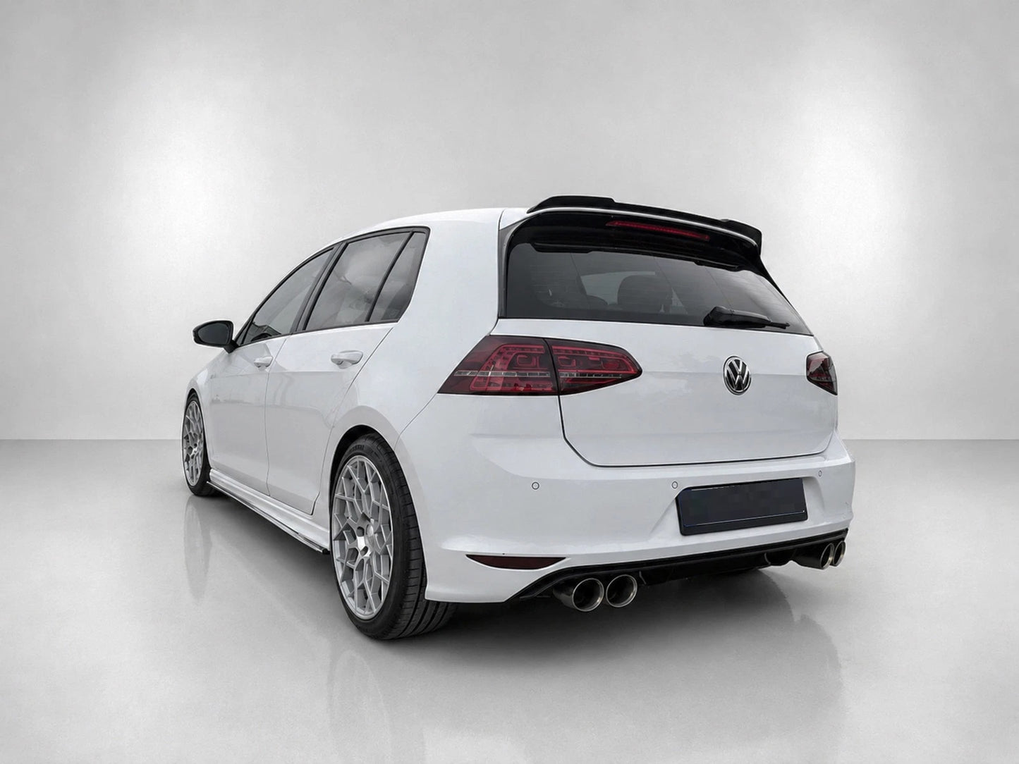 👉Prolunga Tappo Spoiler Tetto VW Golf MK7 MK7.5 GTI R R-Line Nero Lucido👈