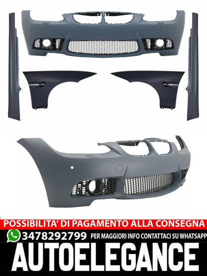 Front bumper with mudguards suitable for BMW 3 Series E92 E93 (2006-2009) 