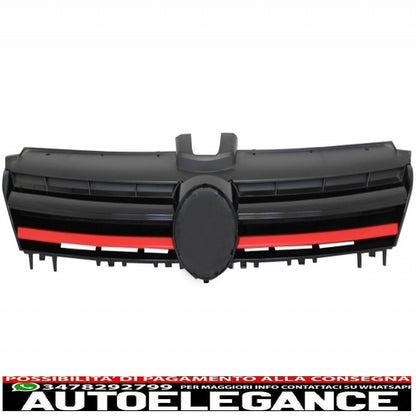 kit carrozzeria completo adatto per vw golf 7 vii 2013-2016 look gti con griglia anteriore