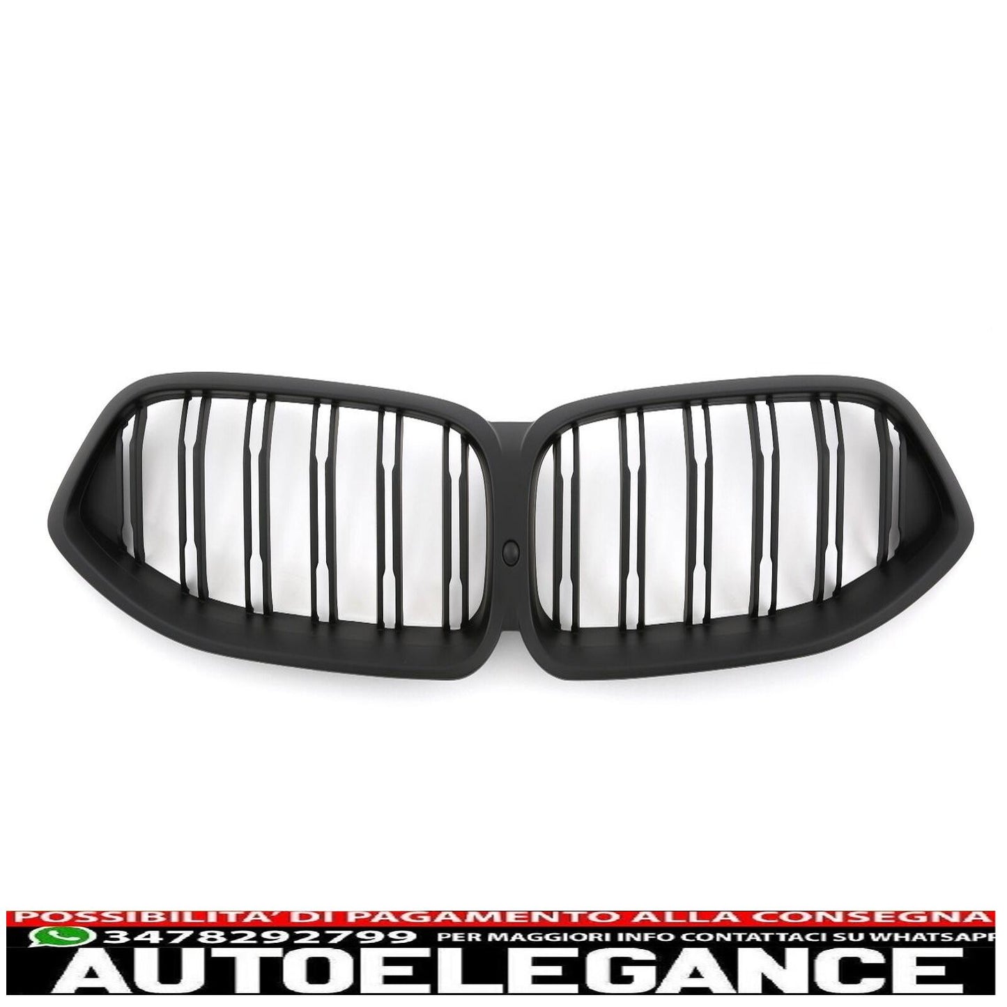adatto per bmw serie 8 g14 g15 g16 griglia radiatore doppia barra nero opaco-mostra il titolo originaletesto originalepasst für bmw 8er g14 g15 g16 kühlergrill doppelsteg matt schwarz AUTOELEGANCERICAMBI