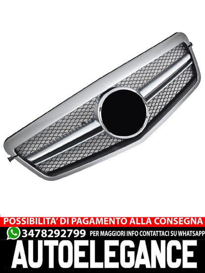 Sports grille grill for Mercedes W212 S212 E UP TO 2013 silver AMG LOOK 