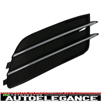 lower bumper grille covers side grills fit for audi a6 c7 4g (2012-2015) without acc