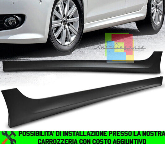 VW GOLF 6 VI 2008-2012 5 PORTE SPOILER MINIGONNE LATERALI SOTTO PORTA GTI - ABS