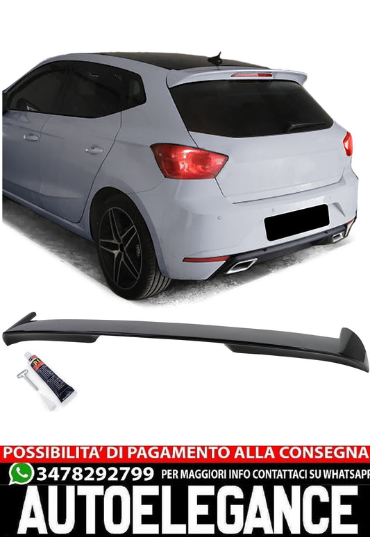 SPOILER POSTERIORE PERFORMANCE NERO LUCIDO ADATTO PER SEAT IBIZA KJ1 2017-2021