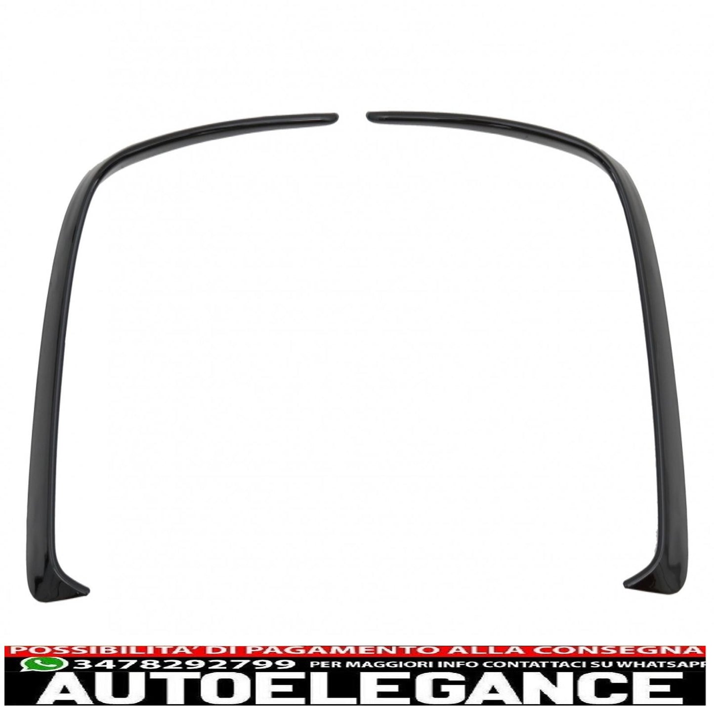 Alette splitter paraurti posteriore adatte per mercedes classe a w176 (2012-2018) a45 aero edition look AUTOELEGANCERICAMBI