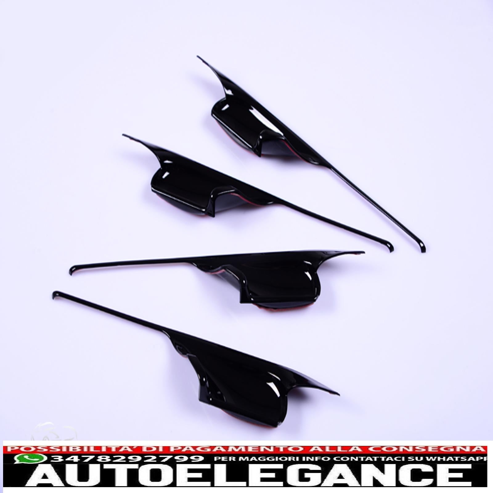 buchi maniglie porta gusci nero lucido per bmw AUTOELEGANCERICAMBI