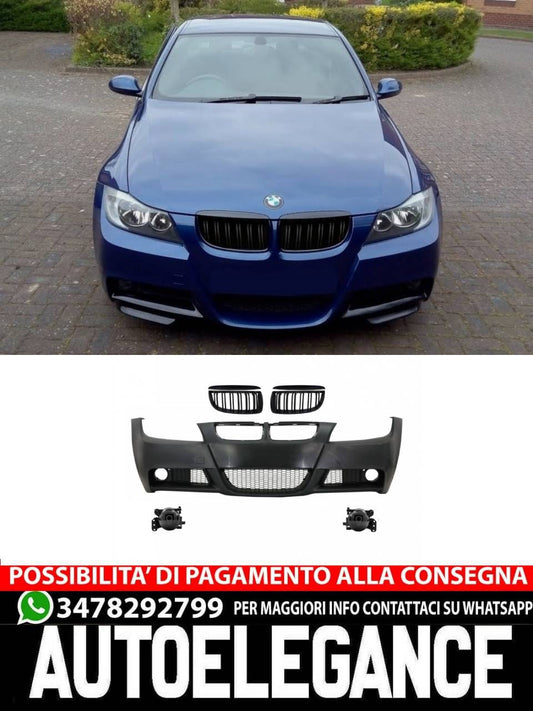 Front bumper with grills suitable for BMW 3 Series E90 E91 2004-2008