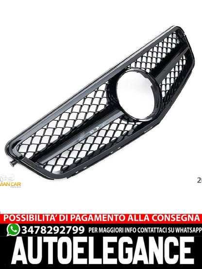 Griglia sportiva per Mercedes W204 C204 Coupe nero lucido C63 AMG LOOK