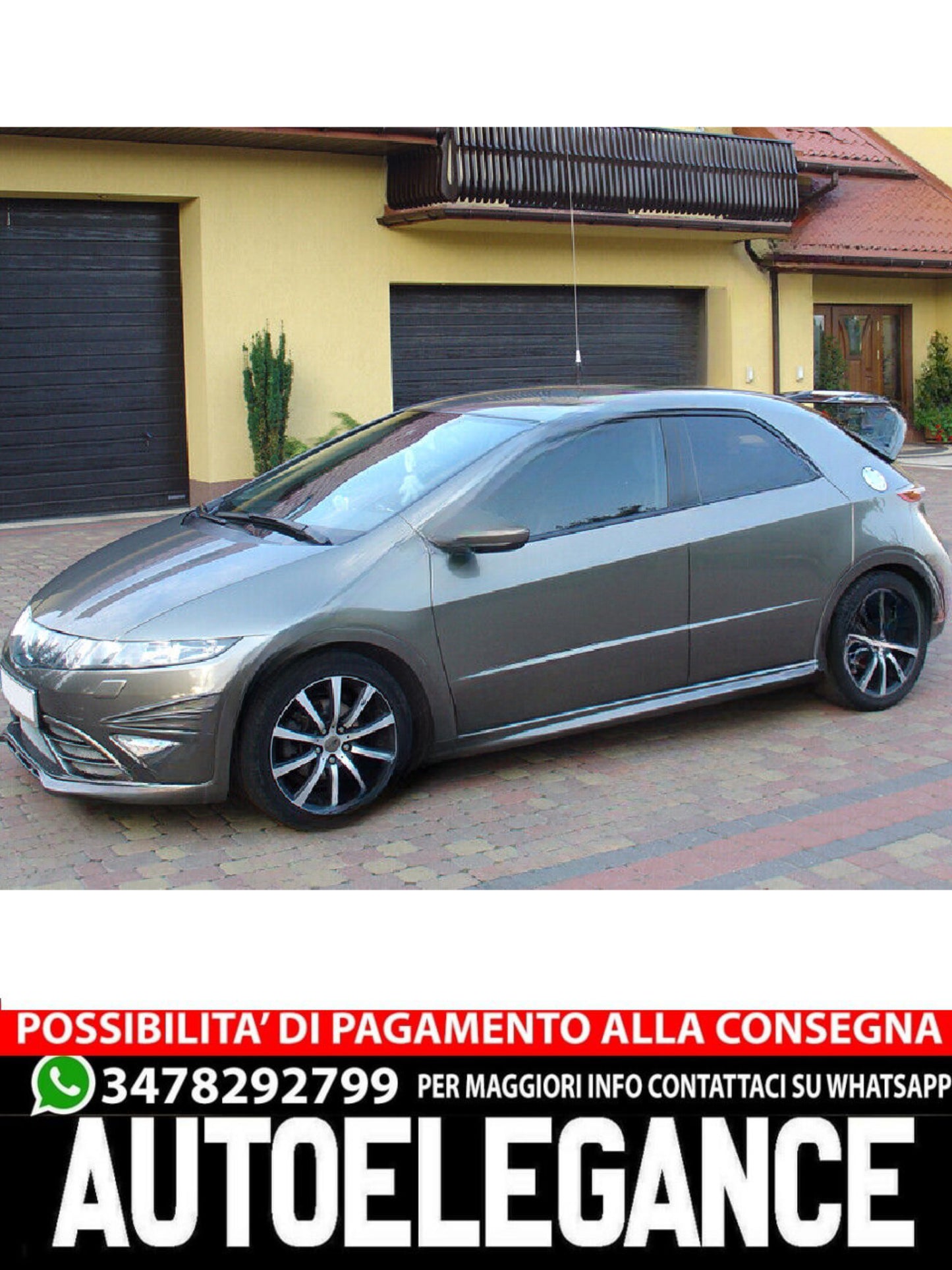 SPILER ADATTO PER HONDA CIVIC ( 2006 - 2010 )
