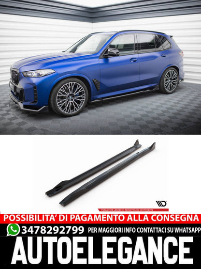 MINIGONNE LATERALI ADATTE PER V.2 BMW X5 M-PACK G05 FACELIFT ( 2023 - )