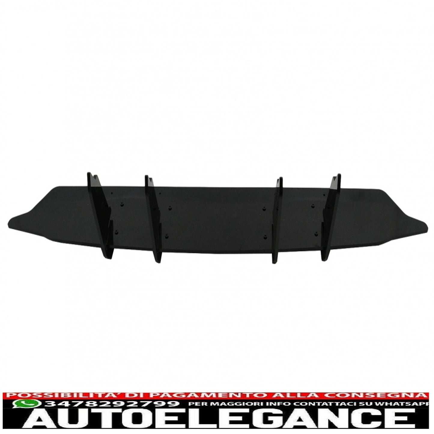 Estensione paraurti posteriore per diffusore adatta per mercedes classe A w177 hatchback a45 s (2018-up) nero