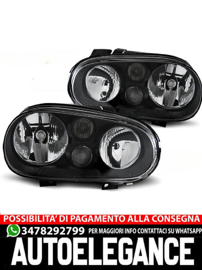 FARI NERI ADATTI COMPATIBILI per VW GOLF 4 09.97-09.03