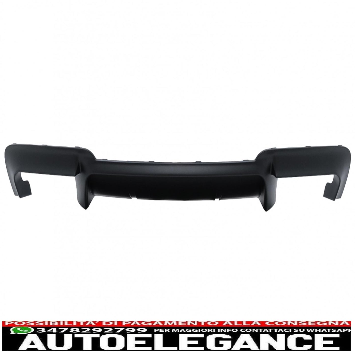 diffusore d'aria a doppia uscita adatto per bmw serie 5 f10 f11 (2011-2017) m design