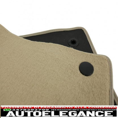 Beige floor mat suitable for mercedes e-class (w211) e220-e500 03/2002-02/2009, t-modell 03/2003-10/2009