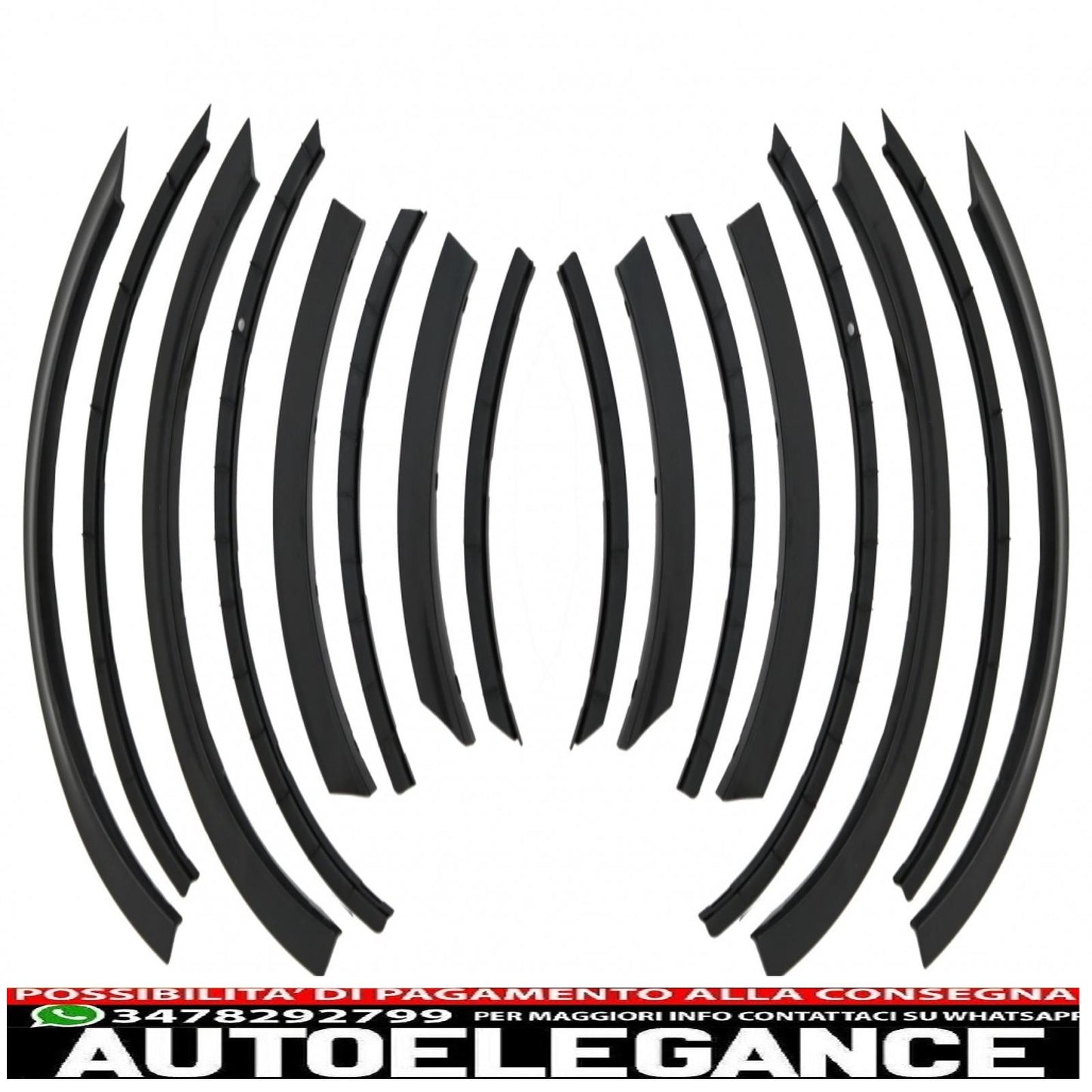 parafanghi passaruota adatti per mercedes ml gle w166 suv (2015-2018)